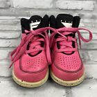 Nike Flight Girls Toddler Shoes Pink Black Size 8C 725134-601