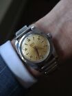 Vintage Zodiac Rotographic STAINLESS STEEL Patina Dial Watch KEEPING TIME