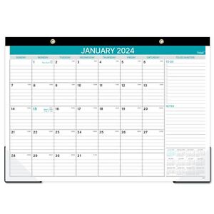 2024 Desk Calendar - 12 Monthly Desk/Wall Calendar, Jan. 2024 - Dec. 2024, 12...