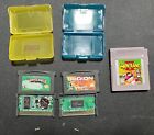 Game Boy Advance GBA lot Wario land 4 Iridion 3D Warioland 2 with cases READ