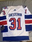 New York Rangers Igor Shesterkin ADIDAS NHL HOCKEY JERSEY 50 Medium