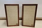 Pair Of Acoustic Research Speakers AR-3A, Oiled Walnut Finish, Sound Great! c-x