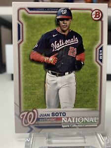 2021 Bowman The National Collector Convention Pack Juan Soto #4 Rare Stamped