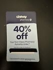 Chewy Pharmacy Coupon 40% Off