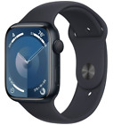 New Apple Watch Series 9 41mm Midnight Case & Sport Band M/L Blood Oxygen Sensor