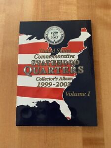 NOS US Commemorative Statehood Quarters Collectors Album 1999-2003 Volume I