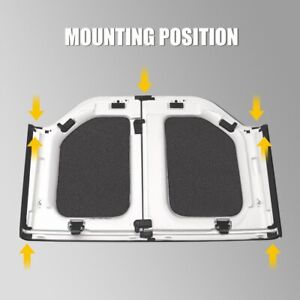 2SET Interior Parts Hard Top Seal Kit for 2007-2018 Jeep Wrangler JK 68026937AB (For: Jeep)