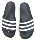 Adidas Men's Adilette Aqua Slide Sandals Black/White #F35543 Size 12