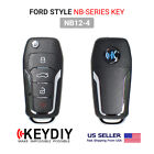 KEYDIY KD Universal Car Flip Remote Wireless Key 4 Buttons Ford Type NB12-4