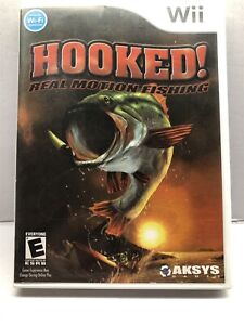 New ListingHooked Real Motion Fishing (Nintendo Wii, 2007) Complete/Tested - Free Shipping