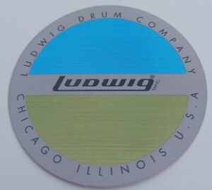 Ludwig Blue Olive Foil Sticker Decal