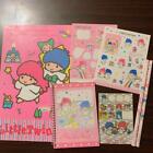 Sanrio Little Twin Stars Stationery Set Notebook Sticker Pencil VTG 1990