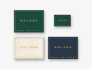 BTS JUNGKOOK [GOLDEN] 1st Album CD+PhotoBook+Card  SEALED