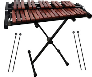 32 Note Xylophone Professional Wooden Glockenspiel Xylophone with Mallet and Adj