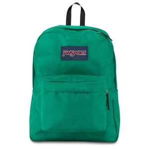 JanSport SurperBreak Plus Backpack, Laptop Compartment,Grass green