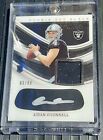 2023 IMMACULATE AIDAN O’CONNELL /99 EYE BLACK ROOKIE PATCH AUTO RAIDERS SP