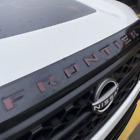 RED CARBON NISSAN FRONTIER 2022 2023 2024 RAISED FRONT GRILLE LETTERS US MADE (For: 2022 Nissan Frontier)