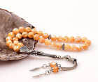 Sedef Pearl Stone Islamic Prayer 33 beads Tasbih, Misbaha, Rosary, Tasbeeh 7 mm