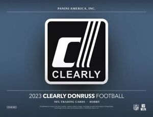 2023 Panini Clearly Donruss NFL Football Hobby Box -Pre Sell 5/8- Release