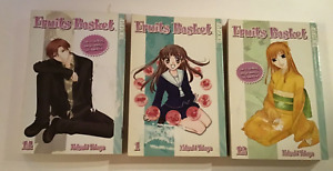 Pre-Owned Three Paperbacks Fruits Basket (vol. 1, 12, 14) Natsuki Takaya.