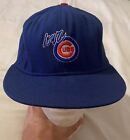Vintage New Era Iowa Cubs Embroidered Logo Blue Fitted Hat Cap 7 1/2 Pro Model