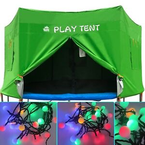 Trampoline Tent, 12 ft 14 ft 15 ft Trampoline Tent with 2 * 32.8Ft Ball Strin...