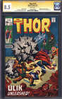 THOR #173 CGC 8.5 WHITE PAGES // SIGNED BY STAN LEE MARVEL 1970