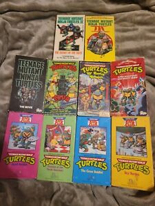 Vhs Lot Cartoon Teenage Mutant Ninja Turtles & Movies 10