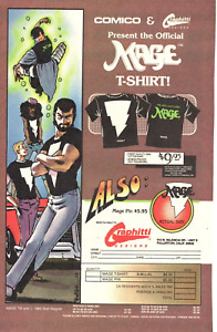 1986 OFFICIAL MAGE COMICO & GRAPHITTI T-SHIRT Promo PRINT AD ART - MATT WAGNER