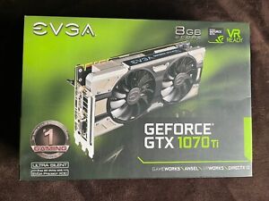 EVGA NVIDIA GeForce GTX 1070 Ti 8GB GDDR5 Graphics Card Used Good Condition