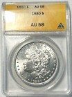 1880 Morgan Silver Dollar AU58 ANACS, No Reserve! Starting at Only $39!