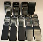 Lot of 8 Texas Instruments TI-30Xa Scientific Calculator with 6 Covers, Working