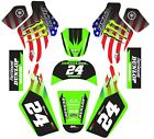 New ListingGraphics for a Yamaha PW50 PW 50 American Flag Custom Decals stickers