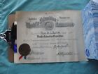 1893 World Columbian Exposition President Higinbotham Edmonds Signed Certificate