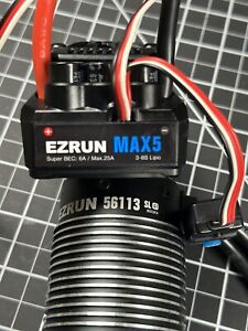 HOBBYWING Ezrun MAX 5 Combo (MAX5 ESC + Ezrun Max Motor 56113 Size, 800KV)