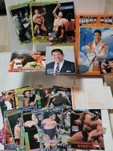 Giant Baba Trading Card 25 Pieces Memorial Collection Box Japan D3