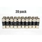 20 x PPC EX6XLPLUS RG6 Male Coax Cable Compression CONNECTORS HD FITTINGS  Dish