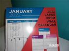 new in cellophane wrapping 2024 large print wall calendar
