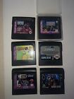 Sega Game Gear Game Lot Simpson’s, Batman, Chicago And More Tested