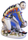 New ListingAntique German Porcelain Greeting Harlequin Figurine Figure Porzellan Harlekin