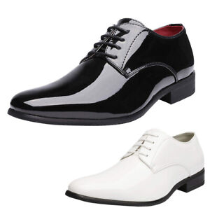 Men's Leather Tuxedo Dress Oxford Classic Lace-up Formal Shoes