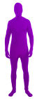 Full Body PURPLE Zentai Suit Men's Women's Spandex Halloween Costume 2nd Skin