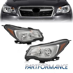 For 2017-2018 Subaru Forester Factory Halogen Headlights Left+Right Side W/Bulb (For: More than one vehicle)