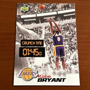 1997-98 Upper Deck Kobe Bryant Crunch Time Card #CT22/40 2nd Year Lakers