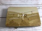 TAM First Class Hinged Tin Box Airline 1943 Plane Fw44 Reproductions
