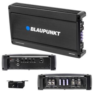 Blaupunkt AMP4000D | 4000W Max Monoblock 1CH Car Audio Subwoofer Amplifier