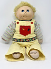 New ListingCabbage Patch Boy Doll Vintage 1984 with Blonde Hair Striped shirt Yellow Jumper
