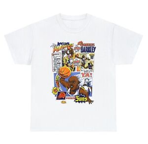 Vintage 90s Charles Barkley T-Shirt Awesome Adventures of Sir Charles