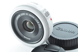 【Near Mint】Canon EF 40mm f/2.8 STM Pancake Lens White