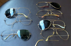 Vintage Ray Ban B&L Gold Aviator Sunglasses Frame Lot